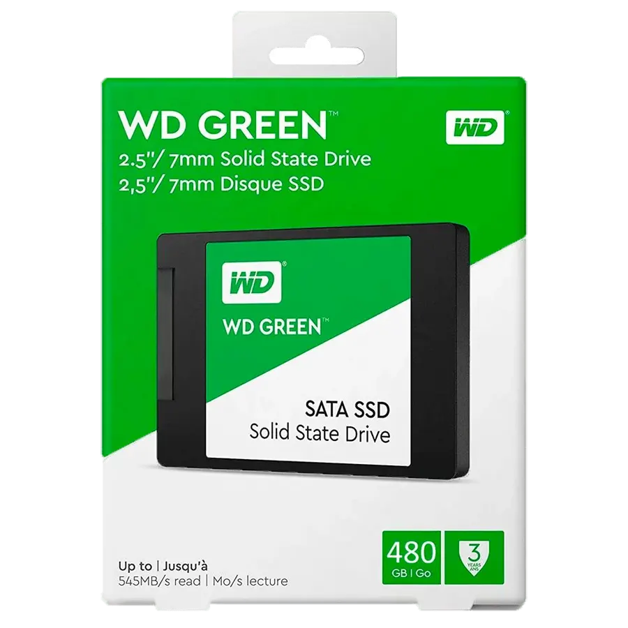 Disco Sólido SSD Western Digital WD Green 480GB SATA 2.5"